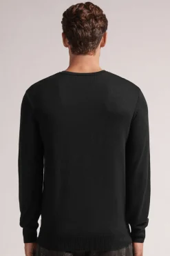 Camiseta de Cuello Redondo y Manga Larga