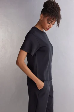 Camiseta de Manga Corta de Algodón