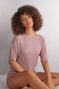 Camiseta de Manga Corta de Modal Chic Comfort