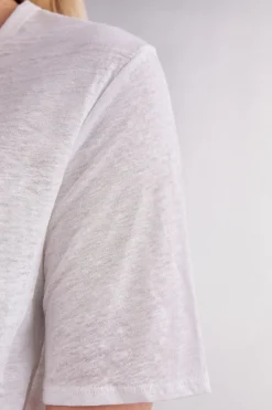 Camiseta de Manga Corta de Lino