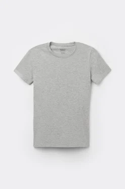 Camiseta de Manga Corta de Algodón Superior Elástico