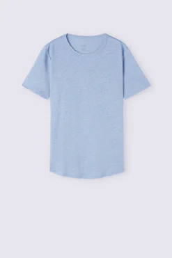 Camiseta de Manga Corta de Lino