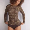 Camiseta de Manga Larga de Modal Ultralight con Cashmere Always Glamorous