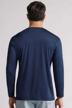 Camiseta de Manga Larga de Algodón Premium