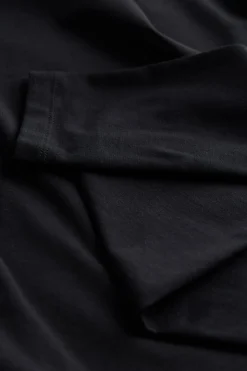 Camiseta de Manga Larga de Algodón Superior Elástico