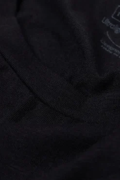 Camiseta de Manga Larga de Modal Ultralight con Cashmere y Escote Redondo