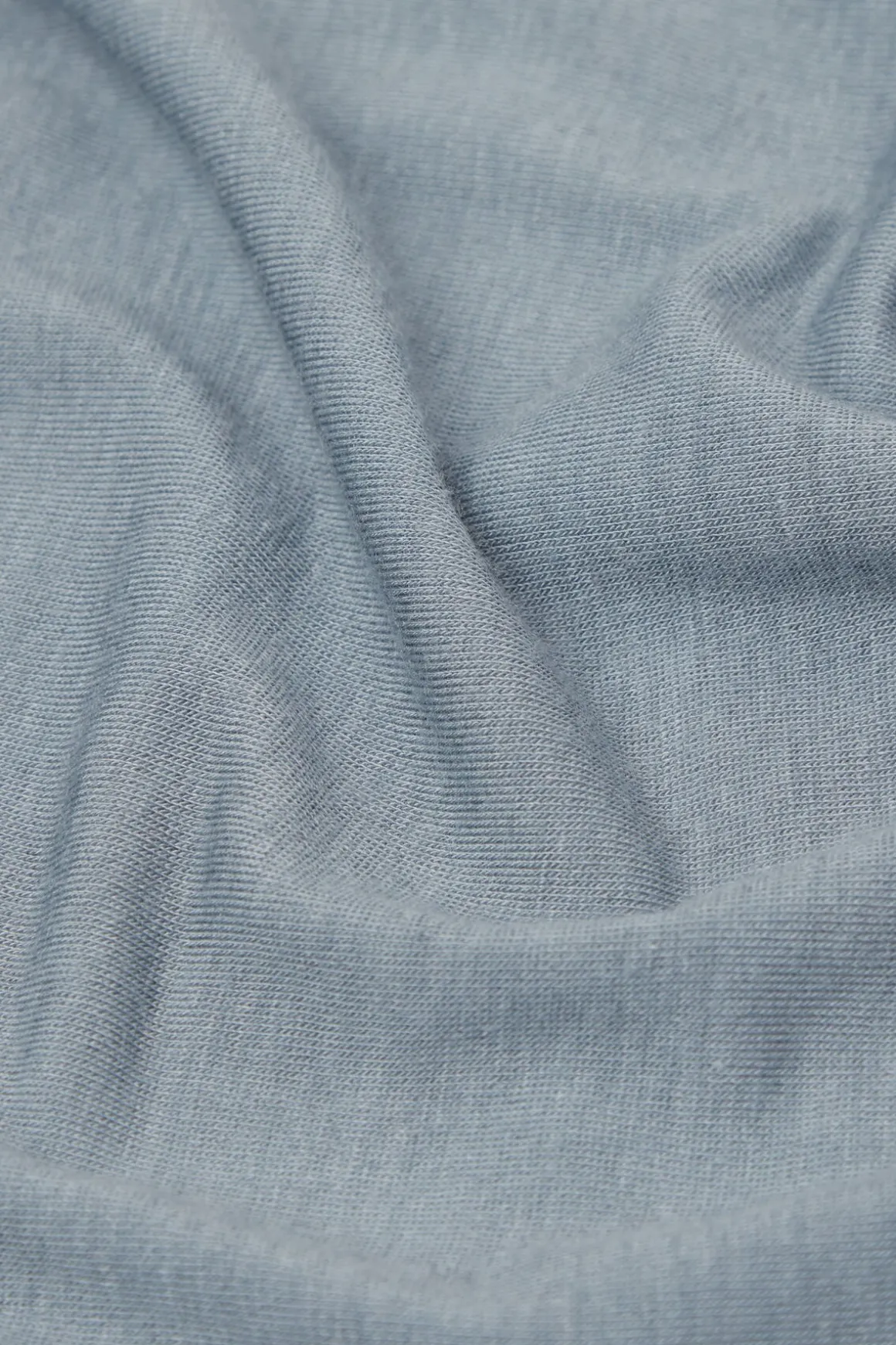 Camiseta de Manga Larga de Cuello Alto de Cashmere Ultraligero de Modal