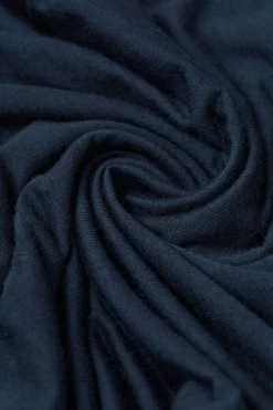 Camiseta de Manga Larga de Cuello Alto de Cashmere Ultraligero de Modal