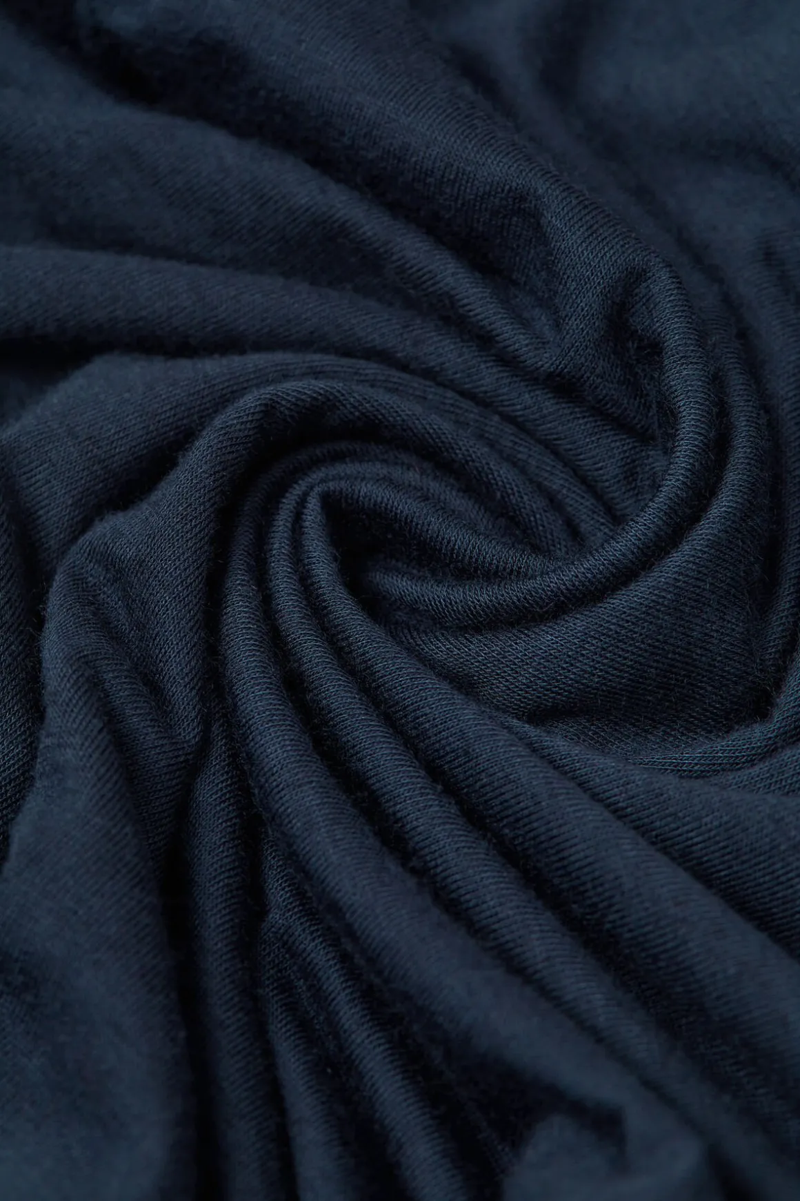 Camiseta de Manga Larga de Cuello Alto de Cashmere Ultraligero de Modal