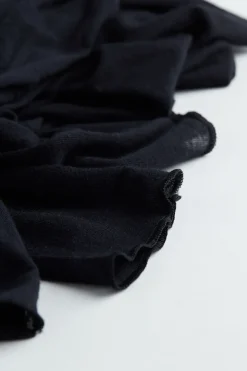 Camiseta de Manga Larga de Cuello Alto de Cashmere Ultraligero de Modal