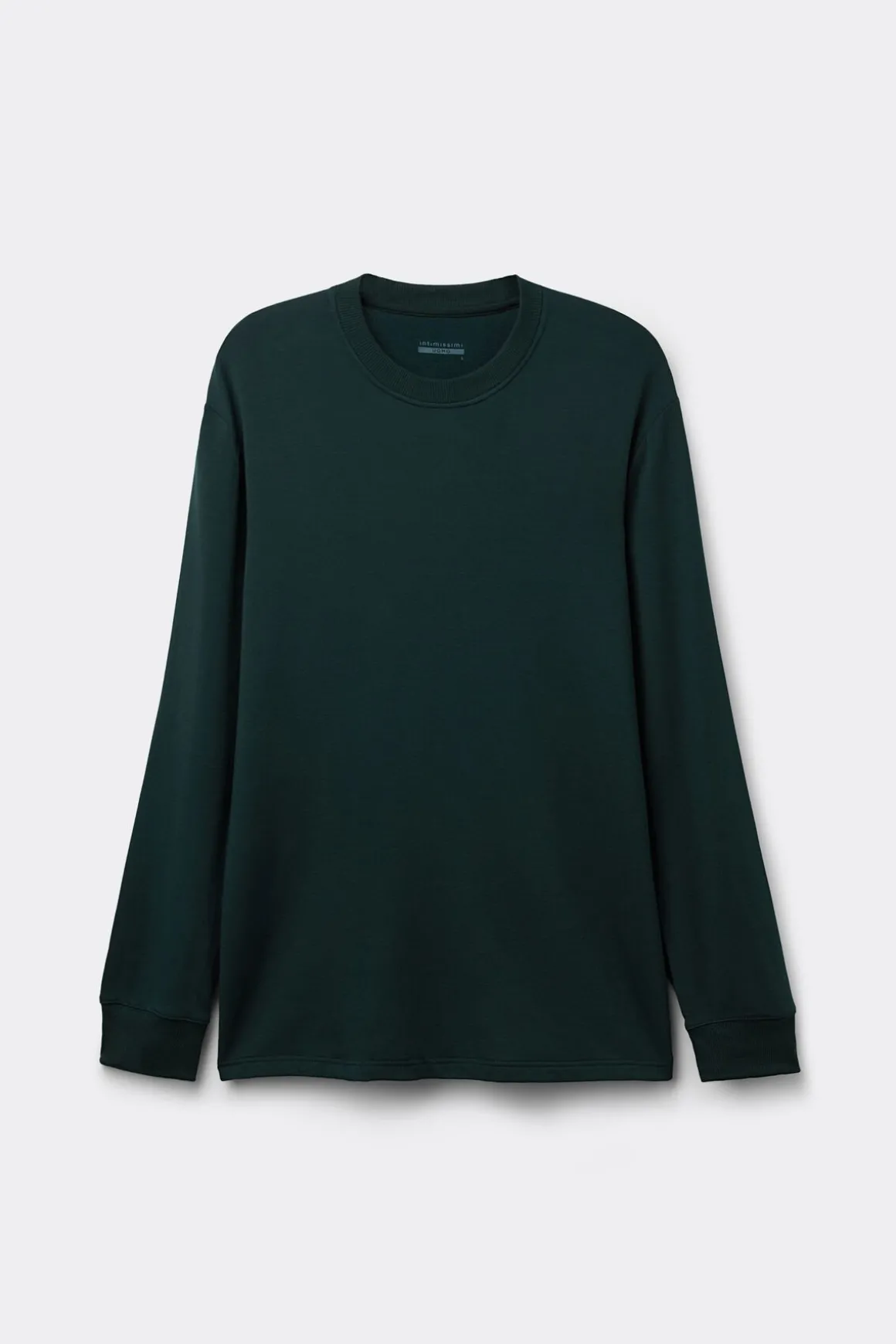 Camiseta de Manga Larga en Felpa de Modal