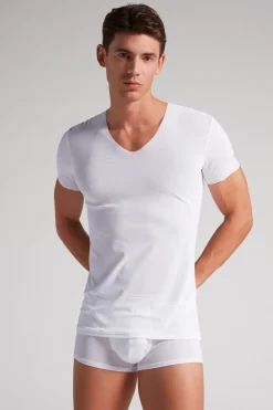 Camiseta de Microrred Sin Orillo