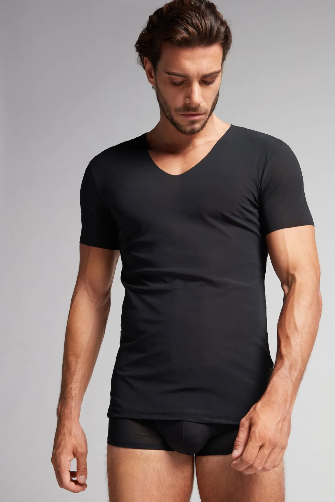 Camiseta de Microrred Sin Orillo