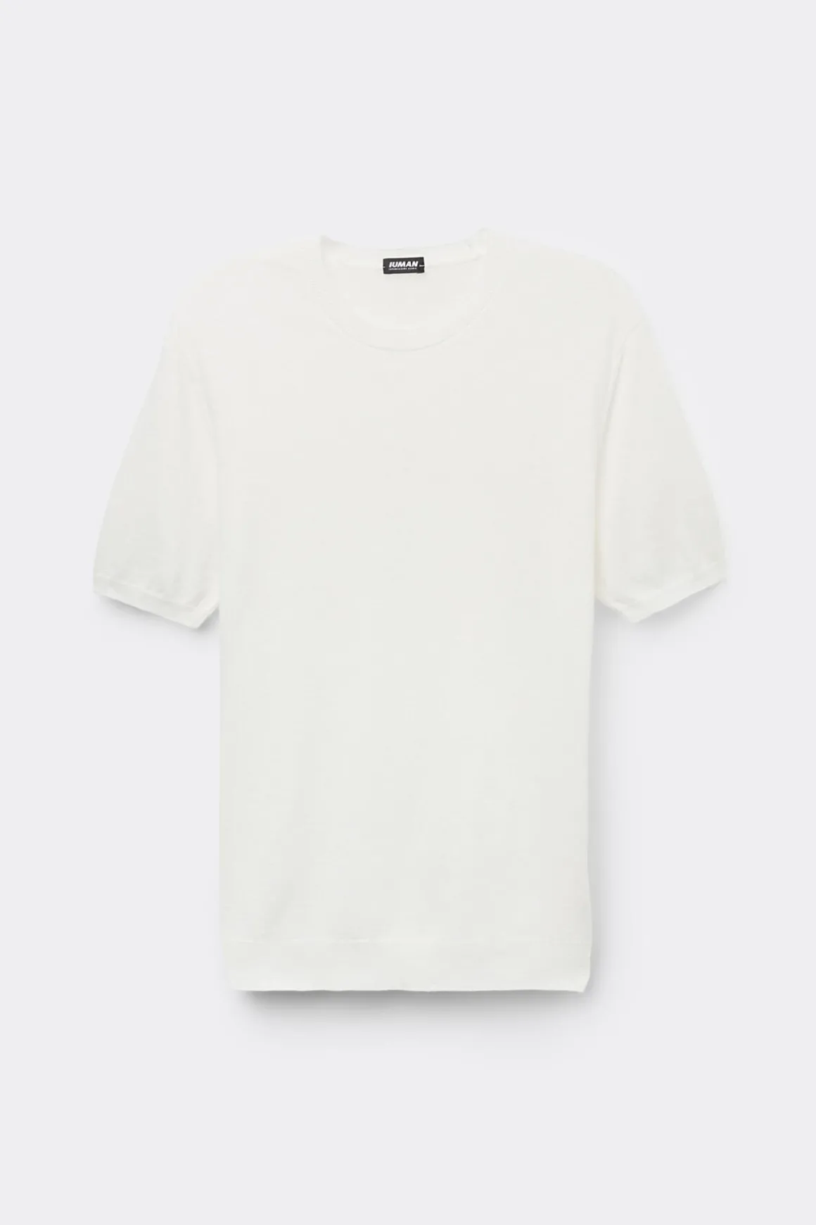 Camiseta de Punto de Algodón Jaspeado