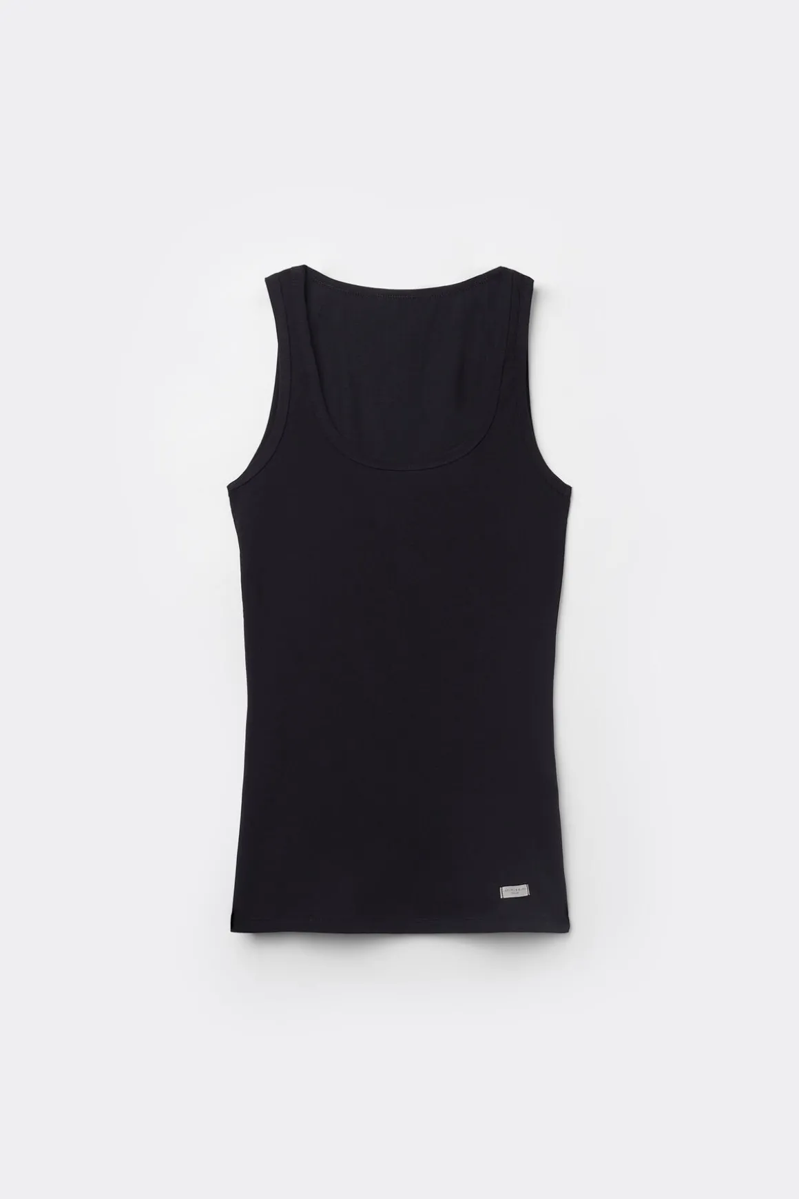 Camiseta de Tirantes Anchos de Algodón