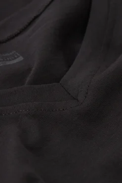 Camiseta de Tirantes con Escote de Pico de Algodón Superior Extrafino