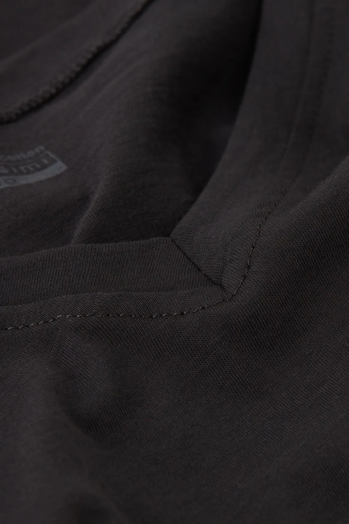 Camiseta de Tirantes con Escote de Pico de Algodón Superior Extrafino