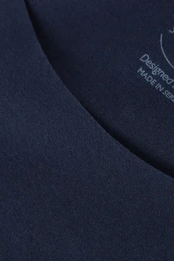 Camiseta de Tirantes con Escote Redondo de Algodón sin Rematar