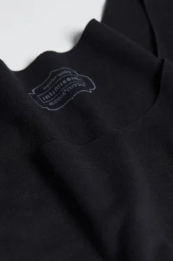 Camiseta de Tirantes con Escote Redondo de Algodón sin Rematar
