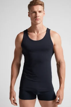 Camiseta de tirantes de algodón para hombre