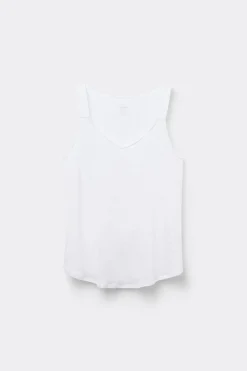 Camiseta de Tirantes de Lino