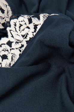 Camiseta de Tirantes de Modal y Encaje Pretty Flower