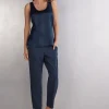 Camiseta de Tirantes de Seda y Modal