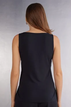 Camiseta de Tirantes de Seda y Modal