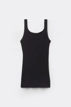 Camiseta de Tirantes Estilo Nadadora de Algodón Superior