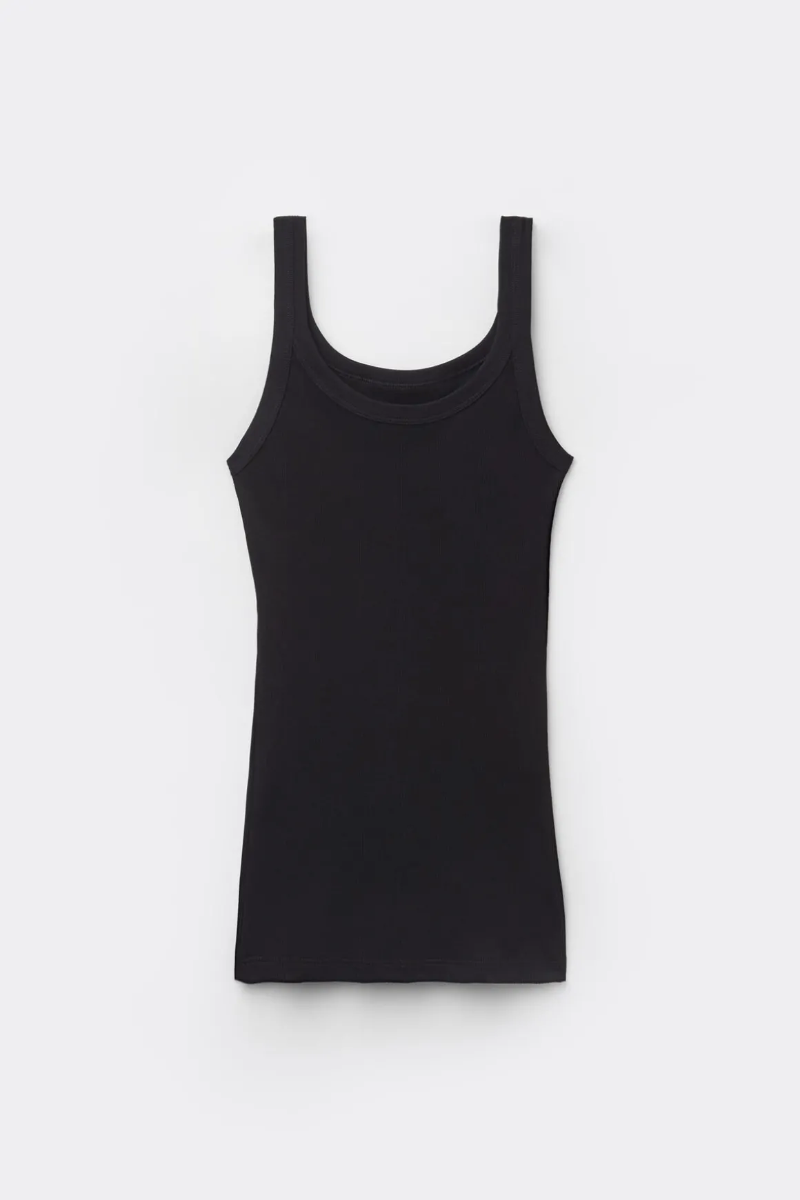 Camiseta de Tirantes Estilo Nadadora de Algodón Superior