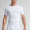 Camiseta manga corta de algodón ajustada
