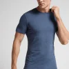 Camiseta manga corta de algodón ajustada