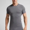 Camiseta manga corta de algodón ajustada