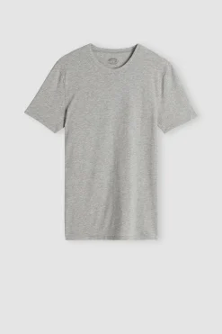 Camiseta manga corta de algodón ajustada