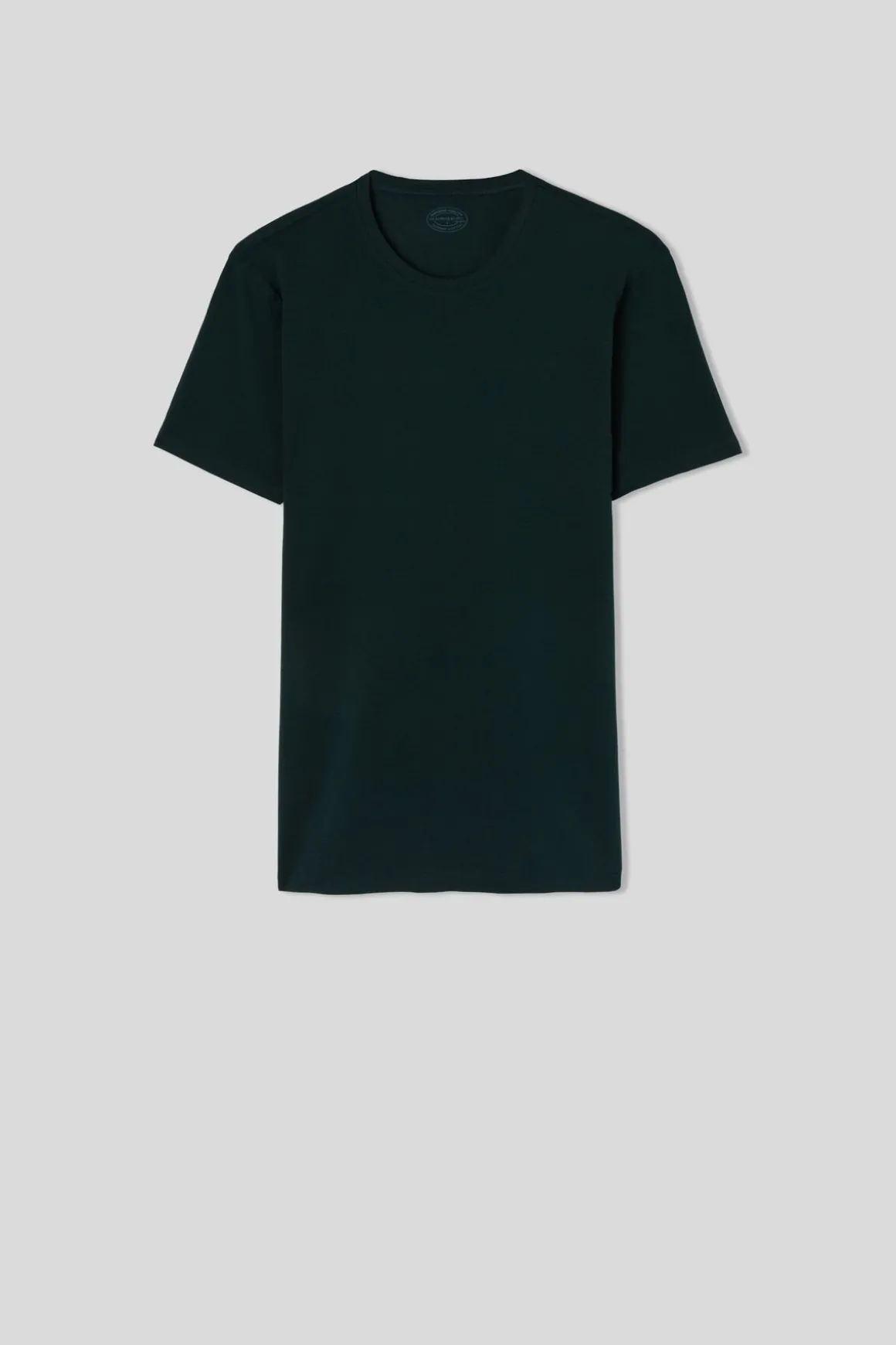 Camiseta manga corta de algodón ajustada
