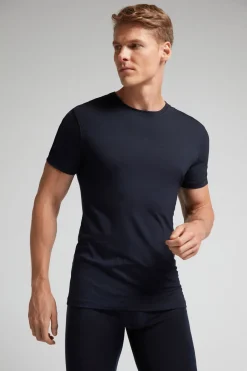 Camiseta Manga Corta de Lana Merina Elastizada
