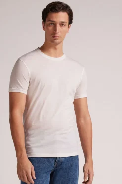 Camiseta Manga Corta de Lana Merina Elastizada