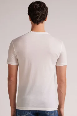 Camiseta Manga Corta de Lana Merina Elastizada