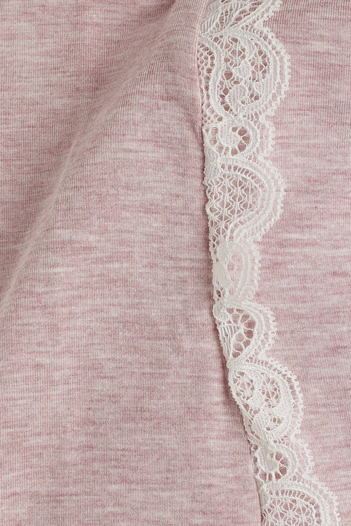 Camiseta Manga Corta Modal Detalles Encaje