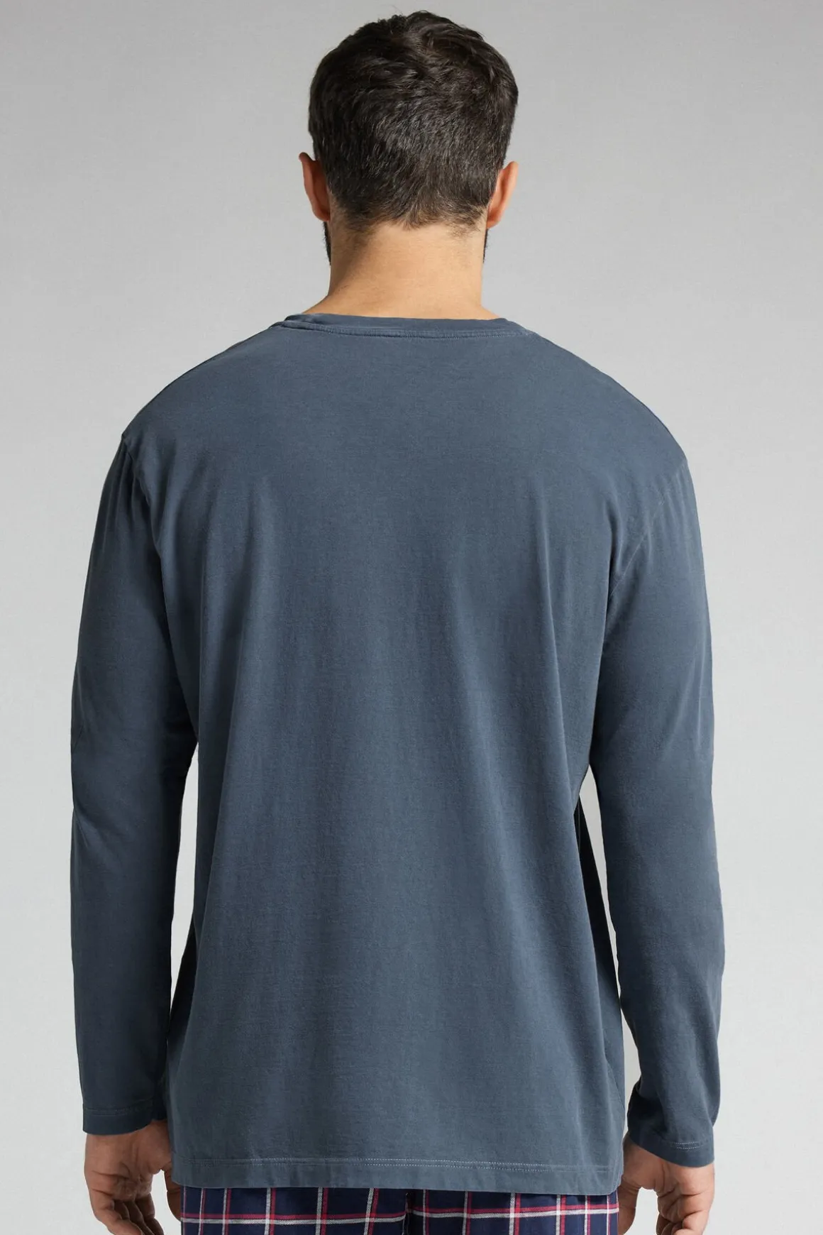 Camiseta Manga Larga de Algodón Washed Collection