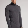 Camiseta Manga Larga Lana Merina Cuello Alto