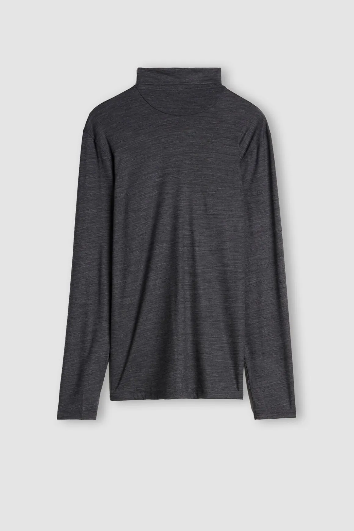 Camiseta Manga Larga Lana Merina Cuello Alto