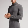 Camiseta Manga Larga Modal Cashmere Cuello Alto