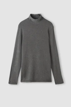 Camiseta Manga Larga Modal Cashmere Cuello Alto