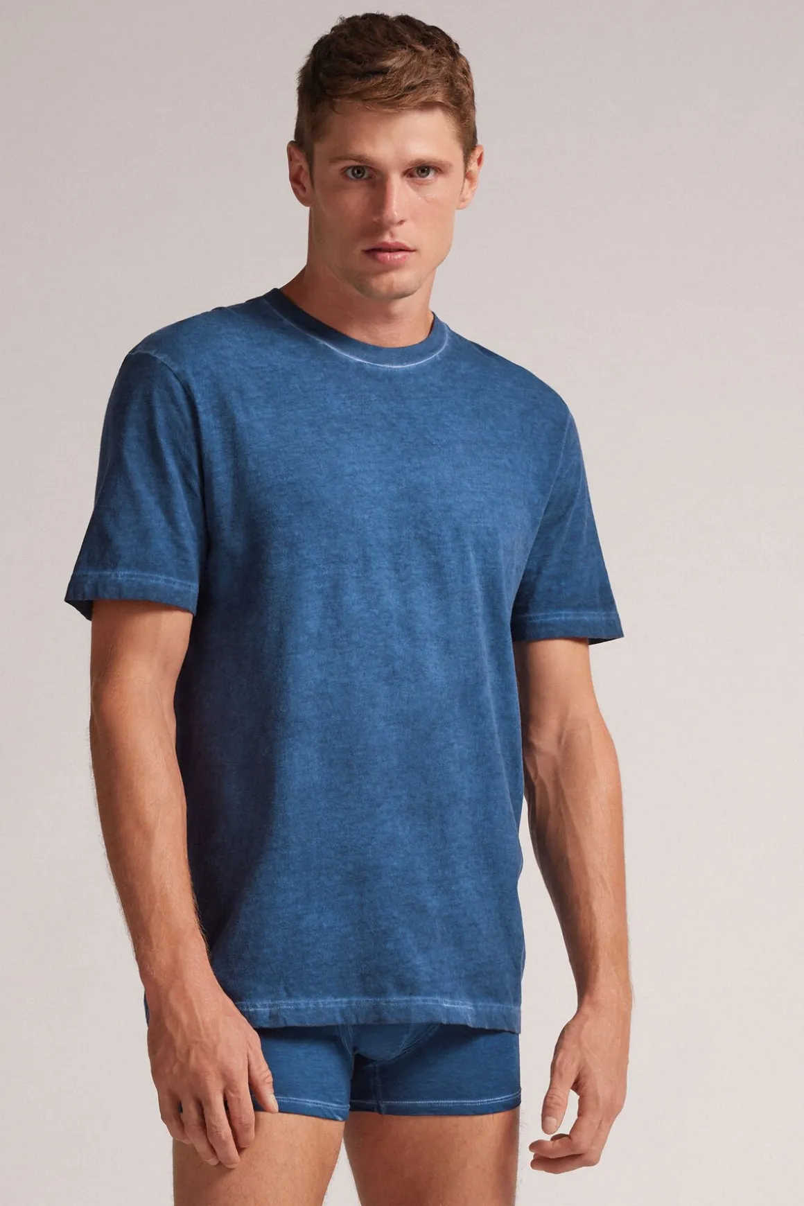 Camiseta Washed Collection de Algodón