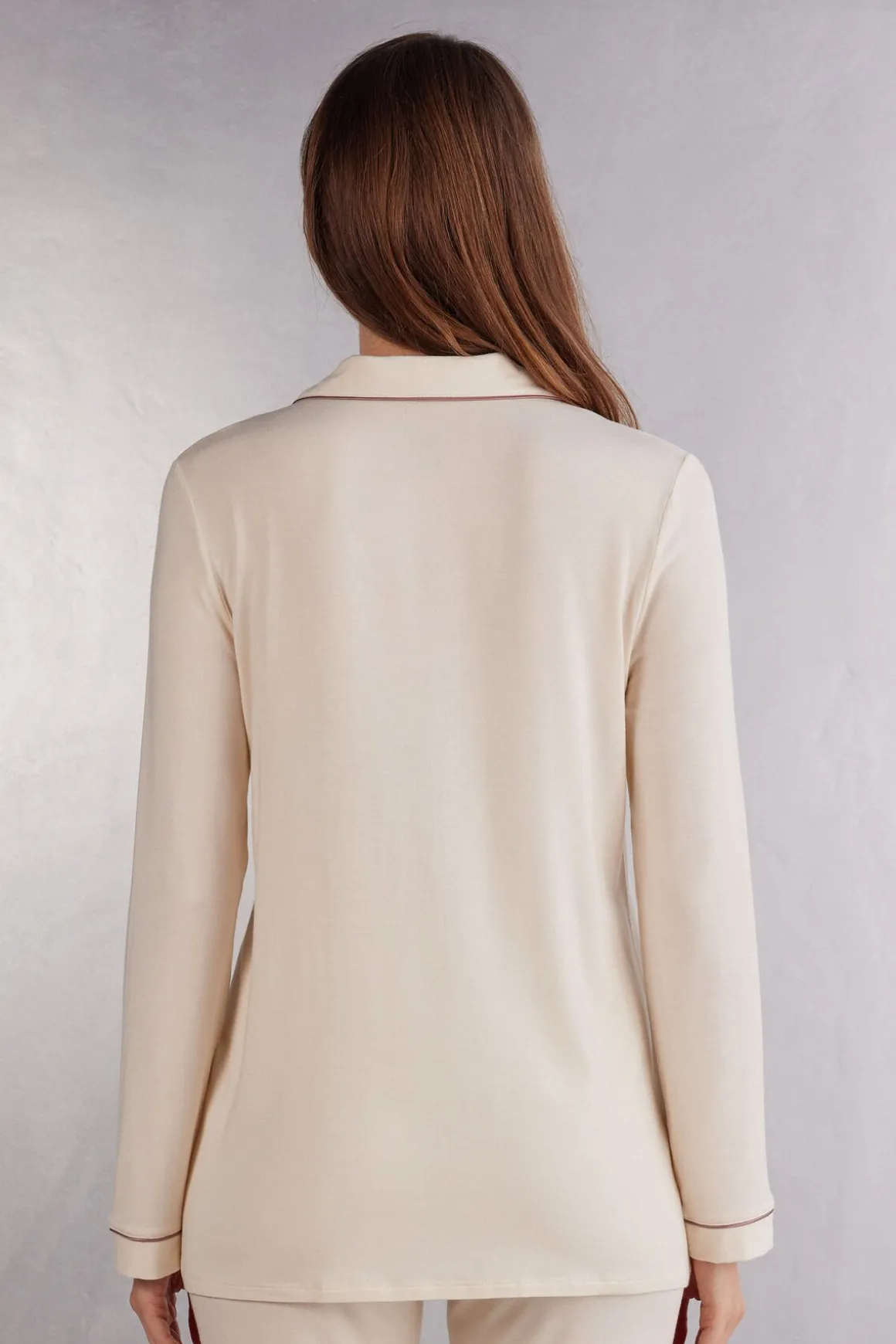 Chaqueta de Manga Larga de Micromodal