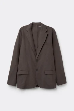 Chaqueta de Tejido de Lino y Algodón