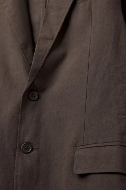 Chaqueta de Tejido de Lino y Algodón