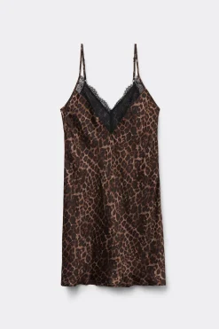 Combinación de Raso de Viscosa Luxurious Leopard