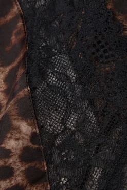 Combinación de Raso de Viscosa Luxurious Leopard